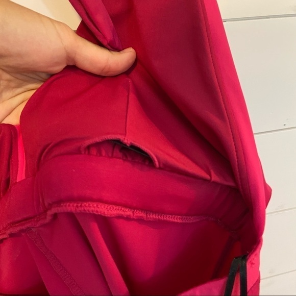 Spanx | Pink Halter top cupped tankini top size 8 - Picture 5 of 11